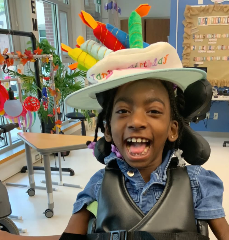 Smiling Child in classroom
